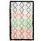 Deerlux Handwoven Multicolored Geometric Trellis Plush Wool Shag Area Rug, 3' x 5' QI003932.XS - alternate 4